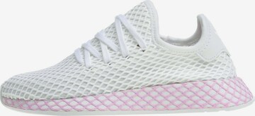 Baskets basses 'Deerupt Runner' ADIDAS ORIGINALS en blanc