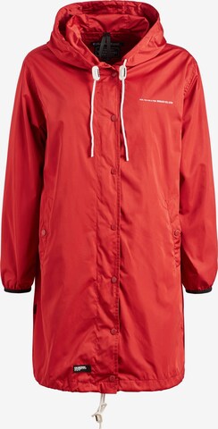 Manteau mi-saison 'Alekona' khujo en rouge : devant