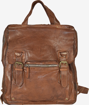 Harold's Backpack 'Submarine' in Brown: front