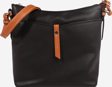 TOM TAILOR Shoulder Bag 'Novara' in Black: front