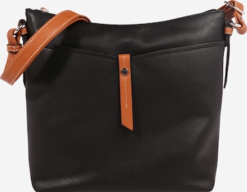 TOM TAILOR Shoulder bag 'Novara' in Black: front