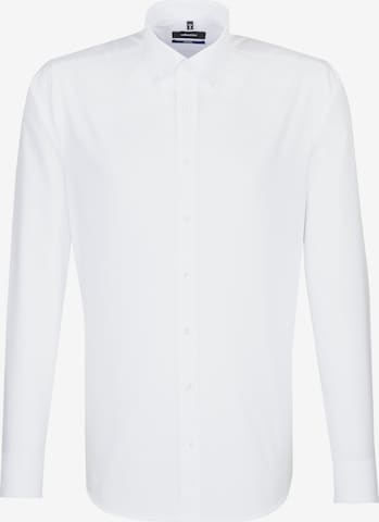 SEIDENSTICKER Slim fit Business Shirt in White: front