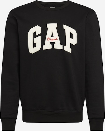 GAP Sweatshirt in Zwart: voorkant