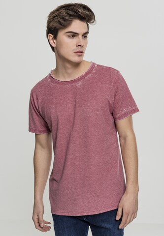 Urban Classics Shirt in Rood: voorkant