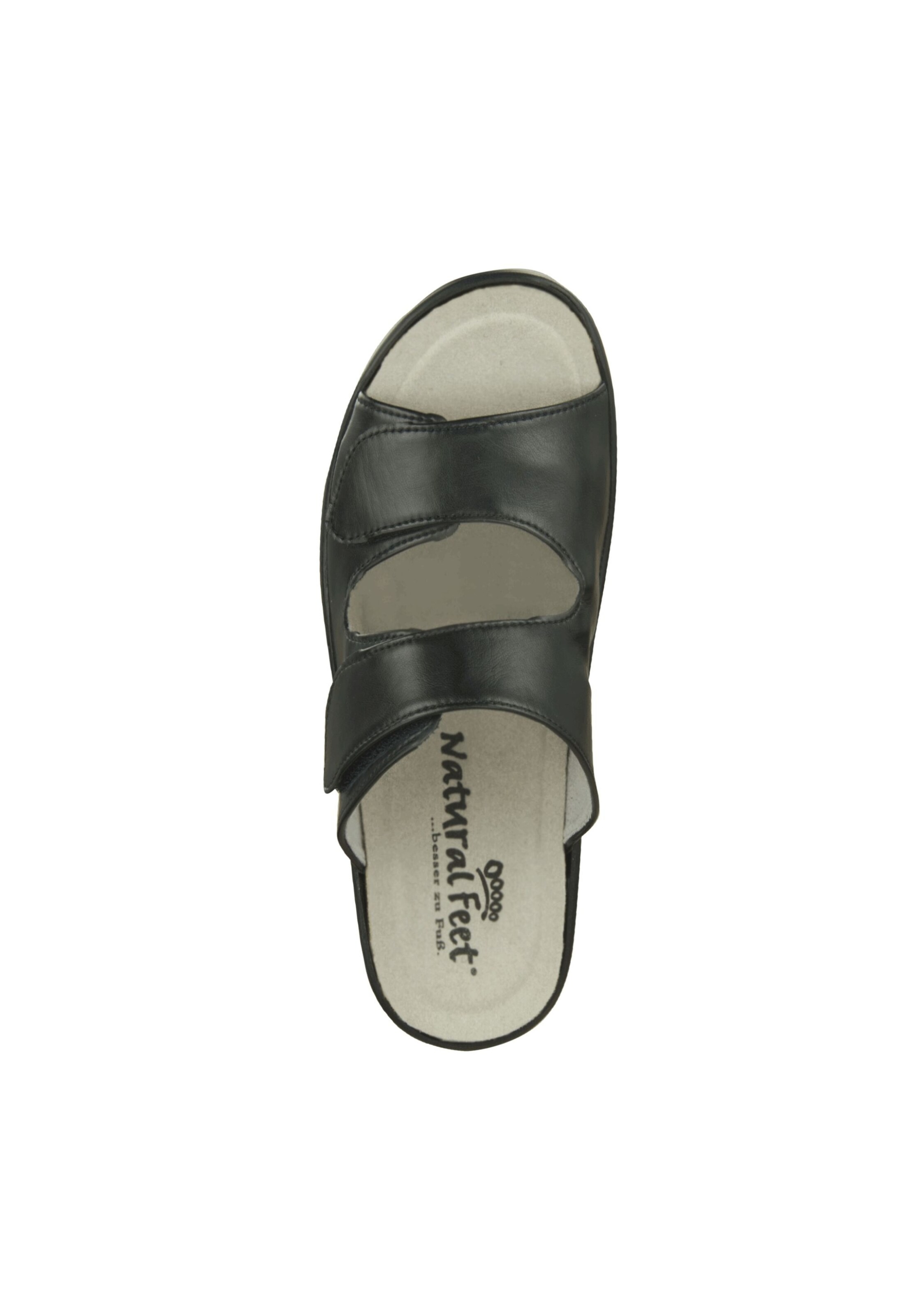 Natural Feet Mule 'Leonie' in Black