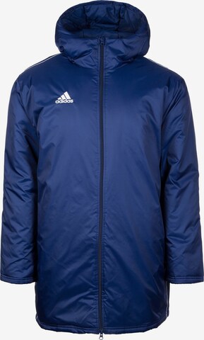 ADIDAS SPORTSWEAR Jacke 'Core 18' in Blau: predná strana