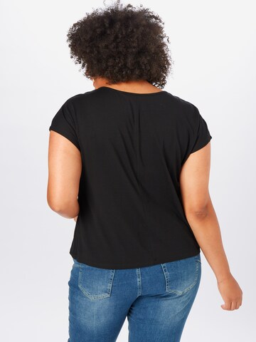 ABOUT YOU Curvy T-Shirt 'Leslie' in Schwarz