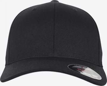 Flexfit Cap 'Wool Blend' in Schwarz: predná strana