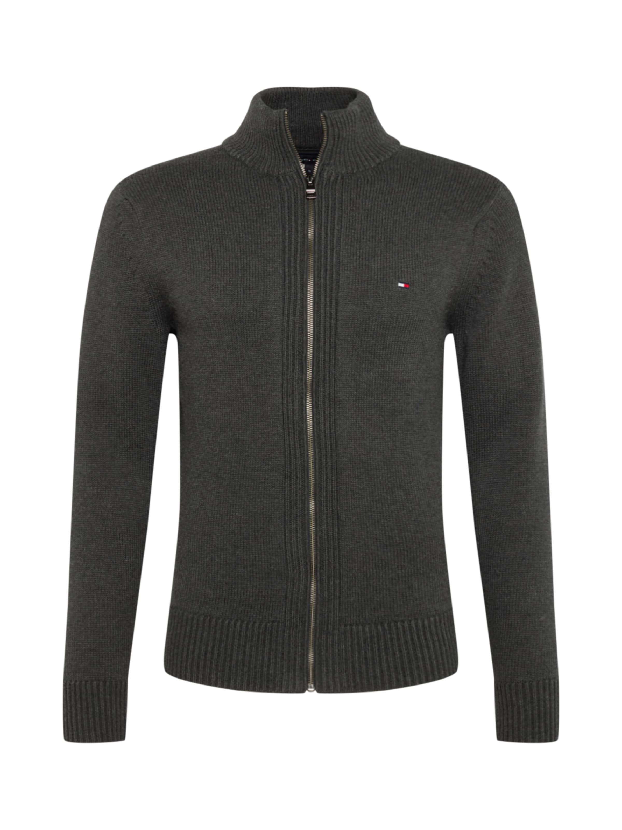 TOMMY HILFIGER - Gebreid vest in de kleur Donkergrijs