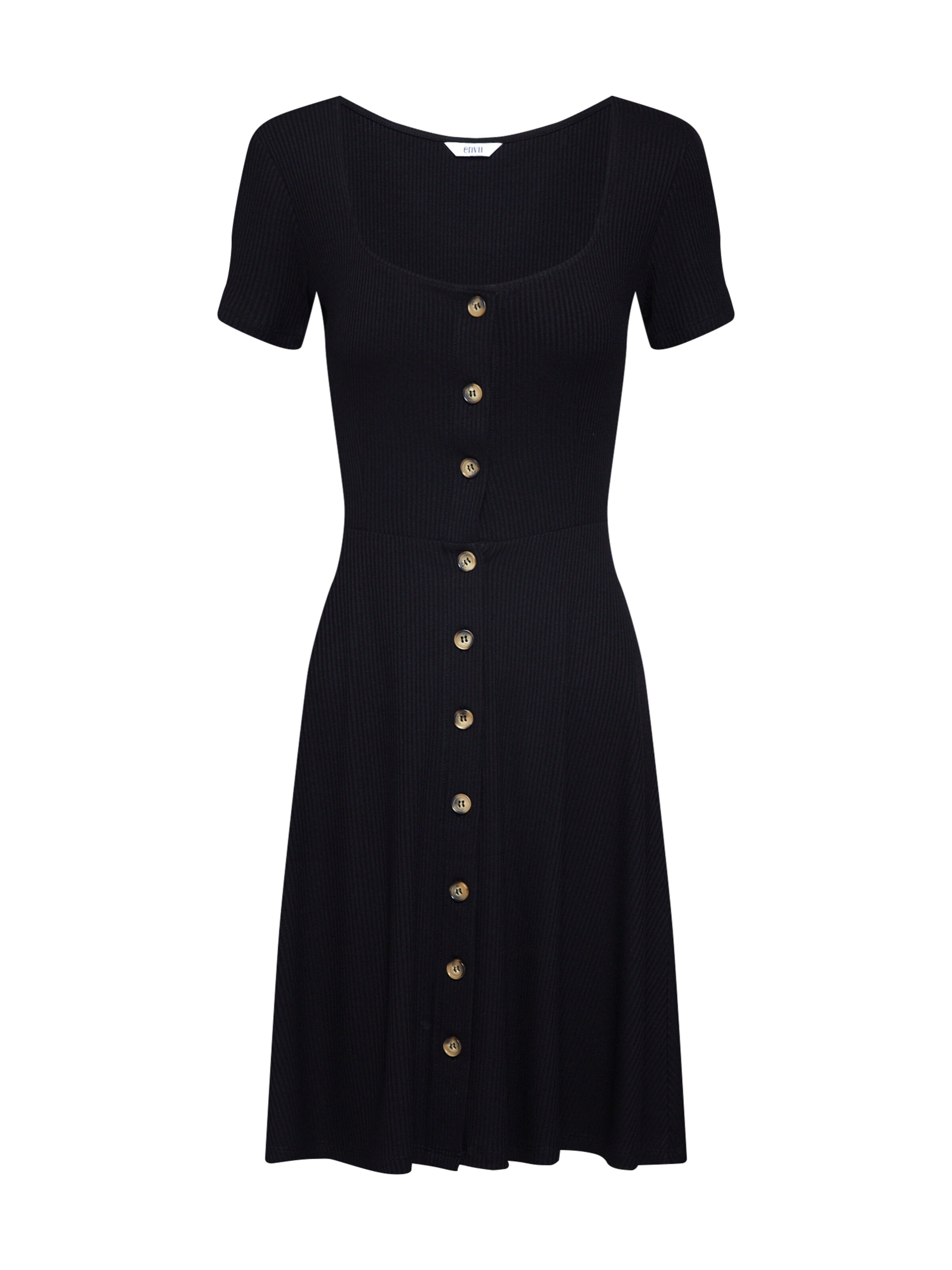 Envii - Zomerjurk 'WIMBLEY' in de kleur Zwart