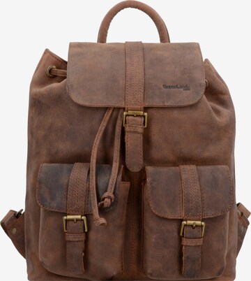 Greenland Nature Backpack 'Montenegro' in Brown: front