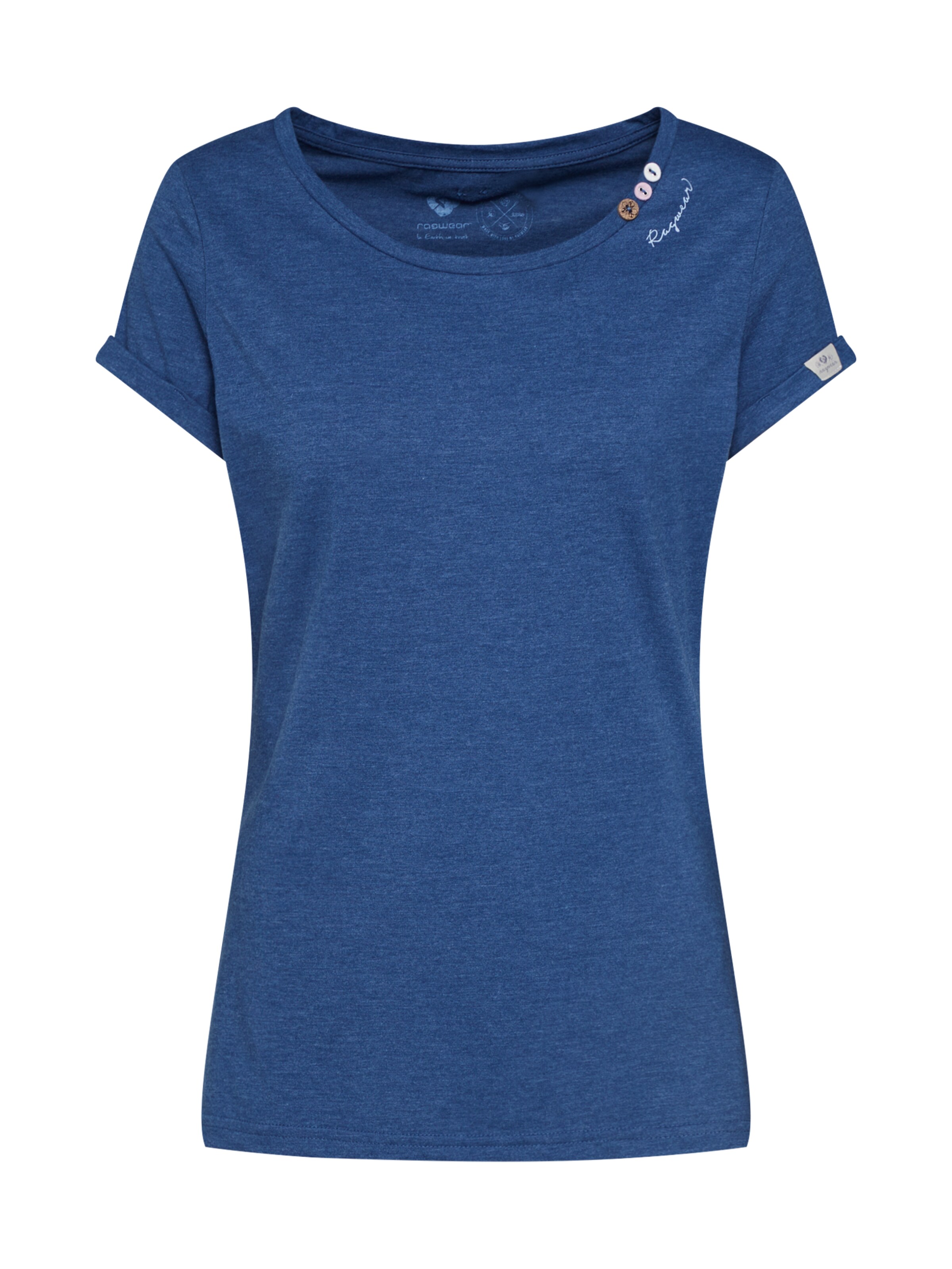 Ragwear - Shirt 'FLORAH ORGANIC' in blau