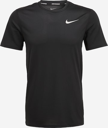 NIKE Laufshirt 'RUN' in Schwarz: predná strana