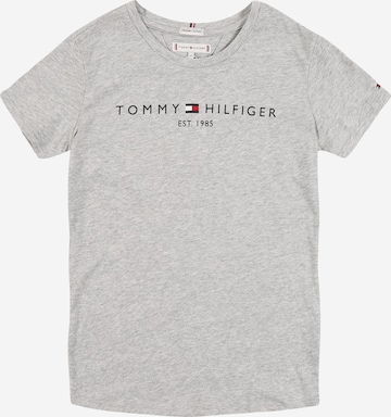 TOMMY HILFIGER Koszulka 'ESSENTIAL' w kolorze szary: przód