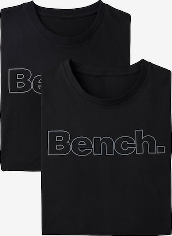 BENCH Majica | črna barva