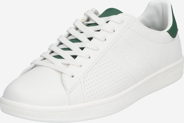 Baskets basses 'SLEEK CUPSOLE TRAINER' Superdry en blanc : devant