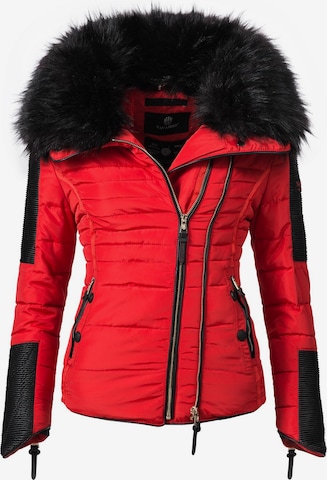 NAVAHOO Winter Jacket 'Yuki 2' in Red: front