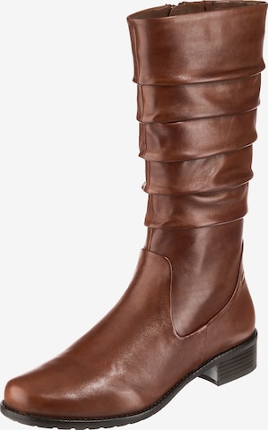 GERRY WEBER Boots 'Calla' in Brown: front