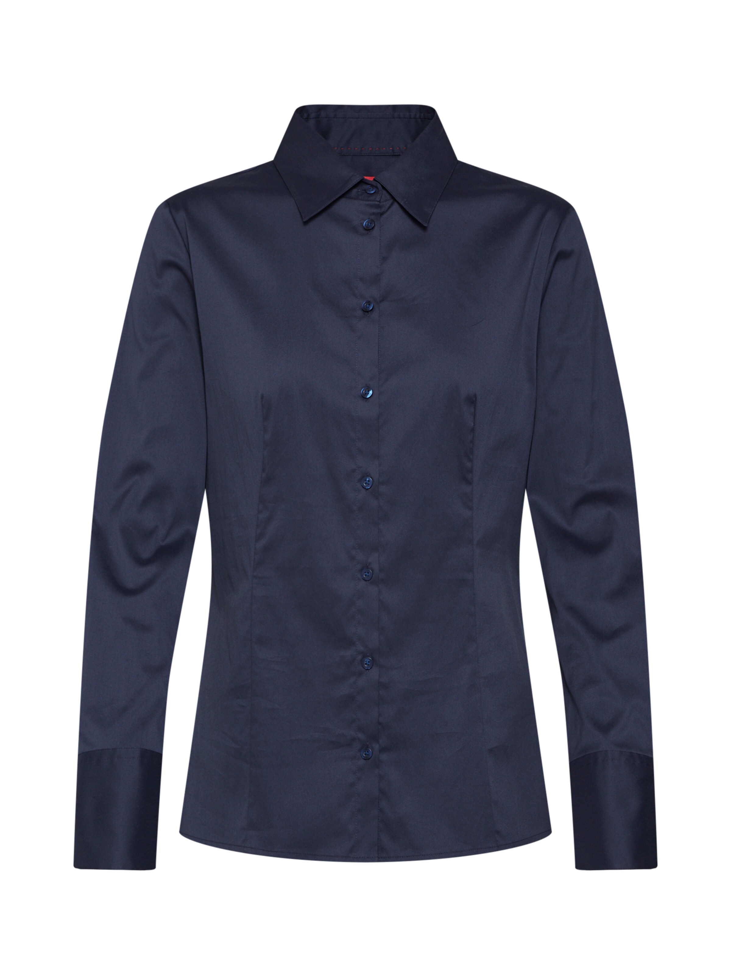 HUGO - Blouse 'The Fitted Shirt' in de kleur Navy