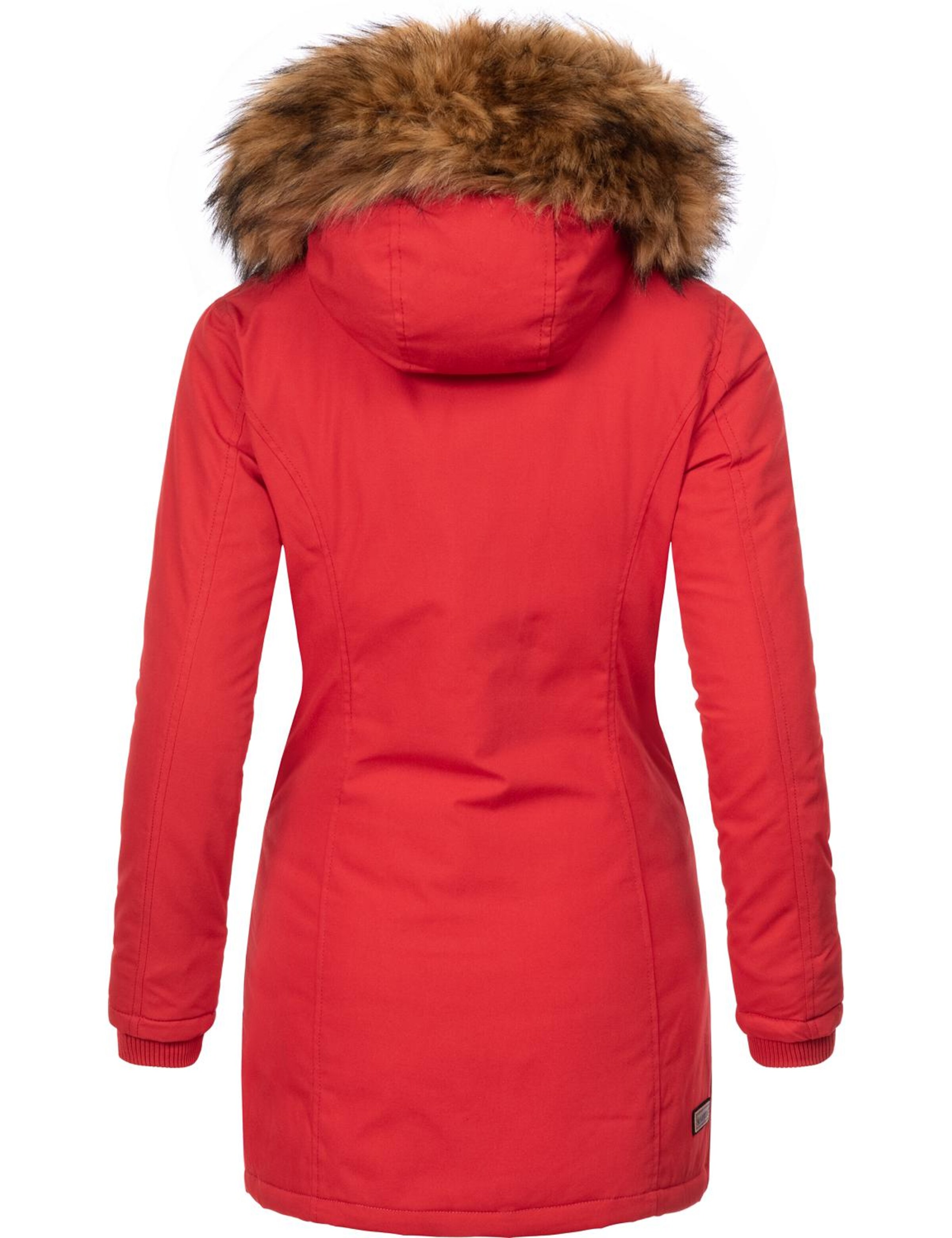 MARIKOO Winter parka 'Karmaa' in Red