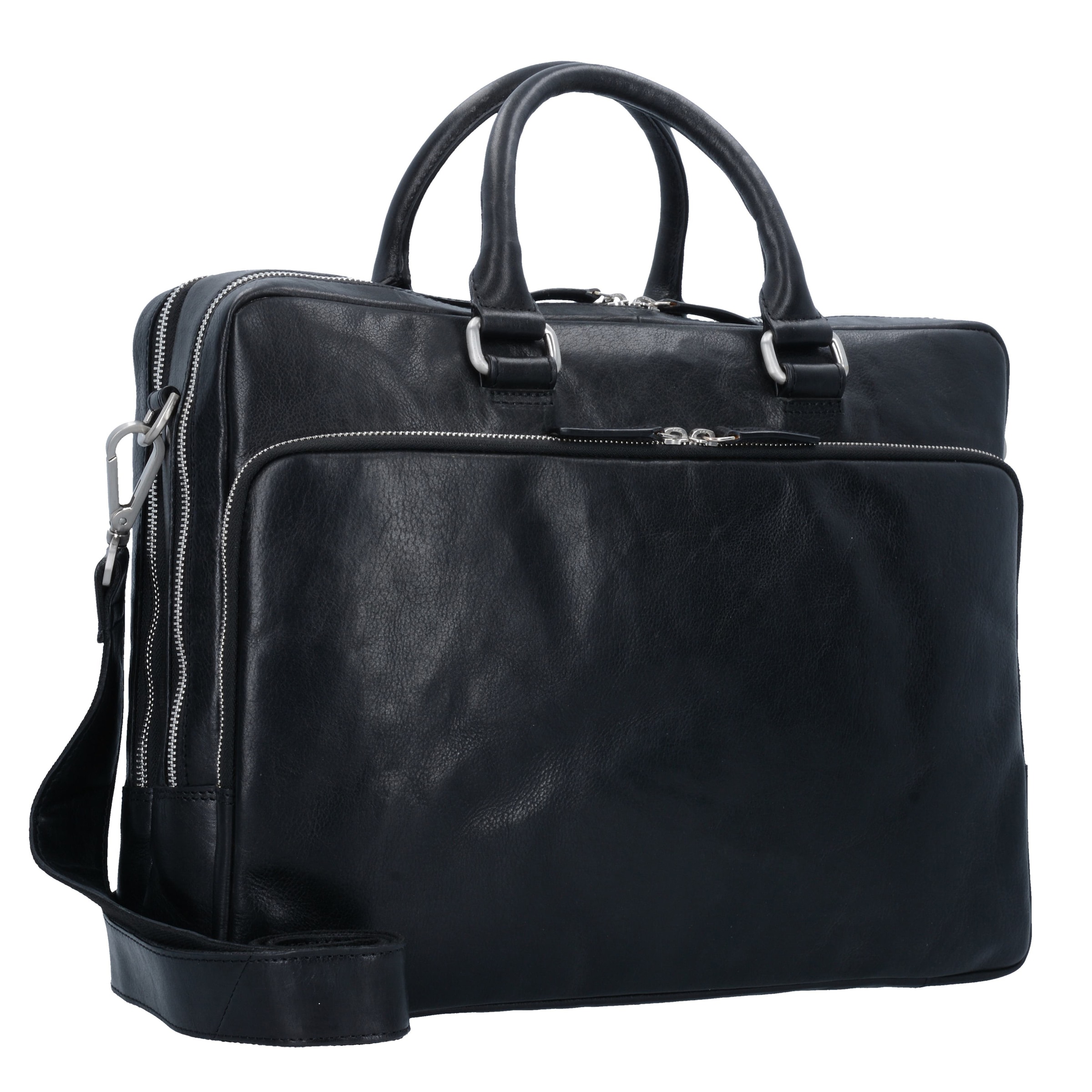 LEONHARD HEYDEN Document Bag 'Cambridge' in Black