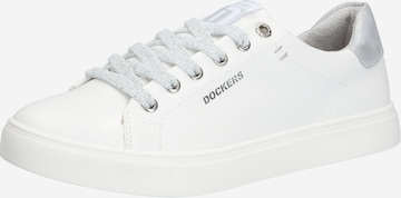 Baskets basses Dockers by Gerli en blanc : devant