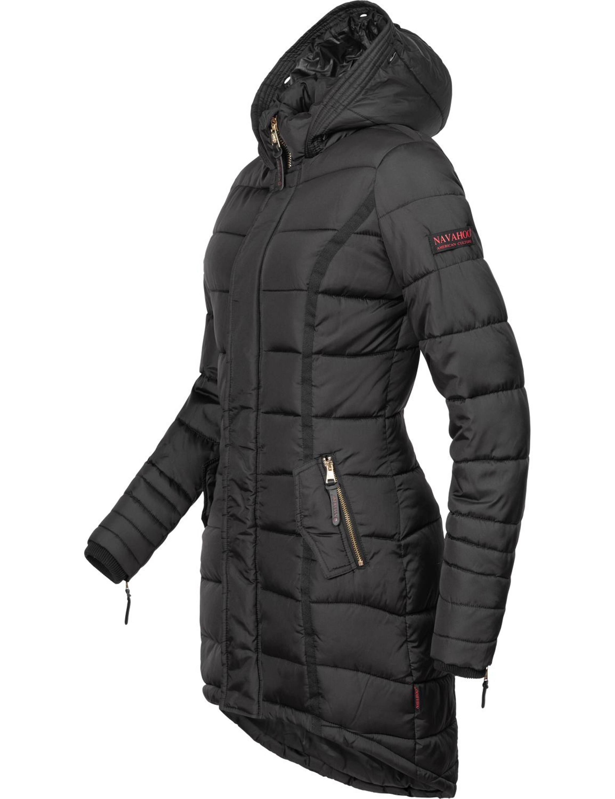 Cappotto invernale 'Papaya' di NAVAHOO in nero