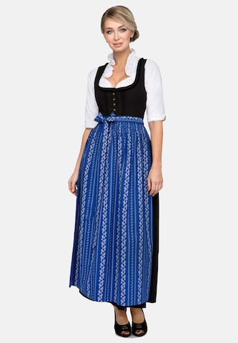 STOCKERPOINT Dirndl in Zwart: voorkant