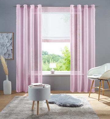 MY HOME Curtains & Drapes in Pink