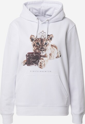 Sweat-shirt EINSTEIN & NEWTON en blanc : devant