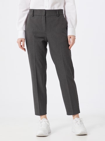 SELECTED FEMME Regular Pleated Pants 'Ria' in Grey: front