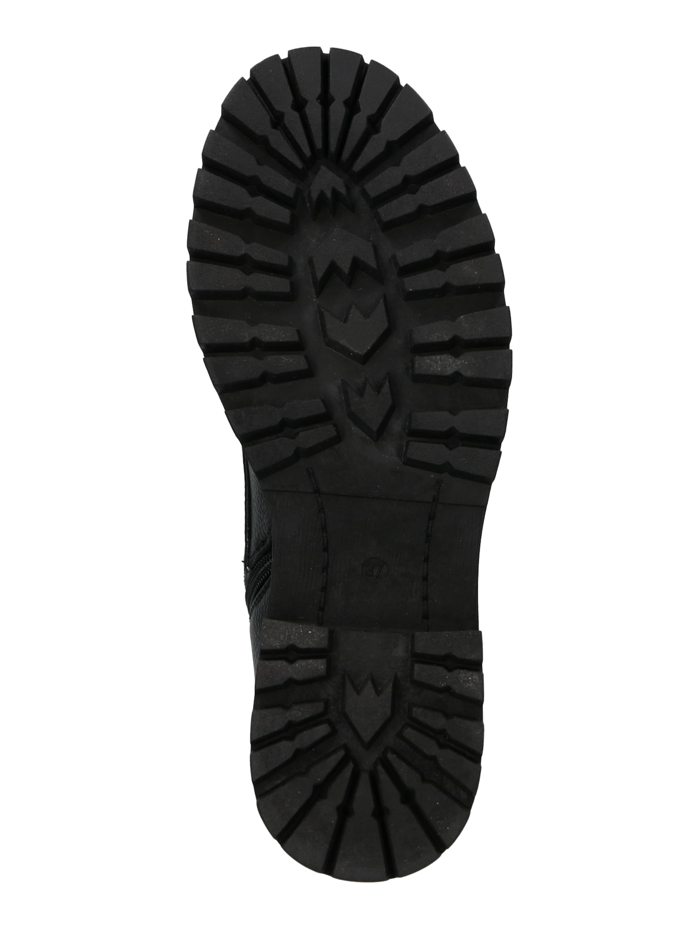 ABOUT YOU Šněrovací kozačky 'Marit Shoe' – černá: spodní strana