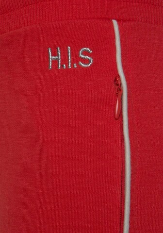 H.I.S Slimfit Hose in Rot