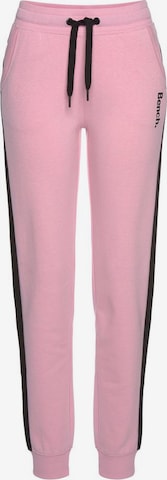 BENCH Tapered Pajama Pants in Pink: front