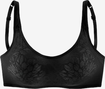 TRIUMPH Bralette Bra in Black: front