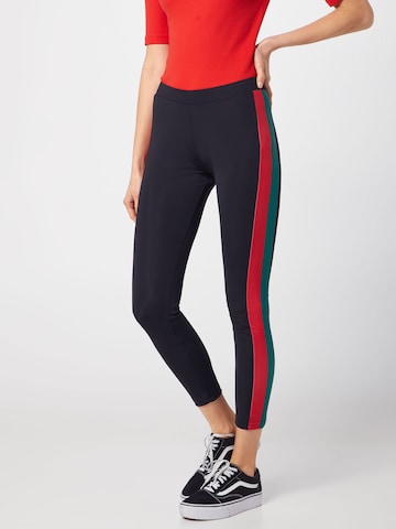 Urban Classics Skinny Leggings in Zwart: voorkant