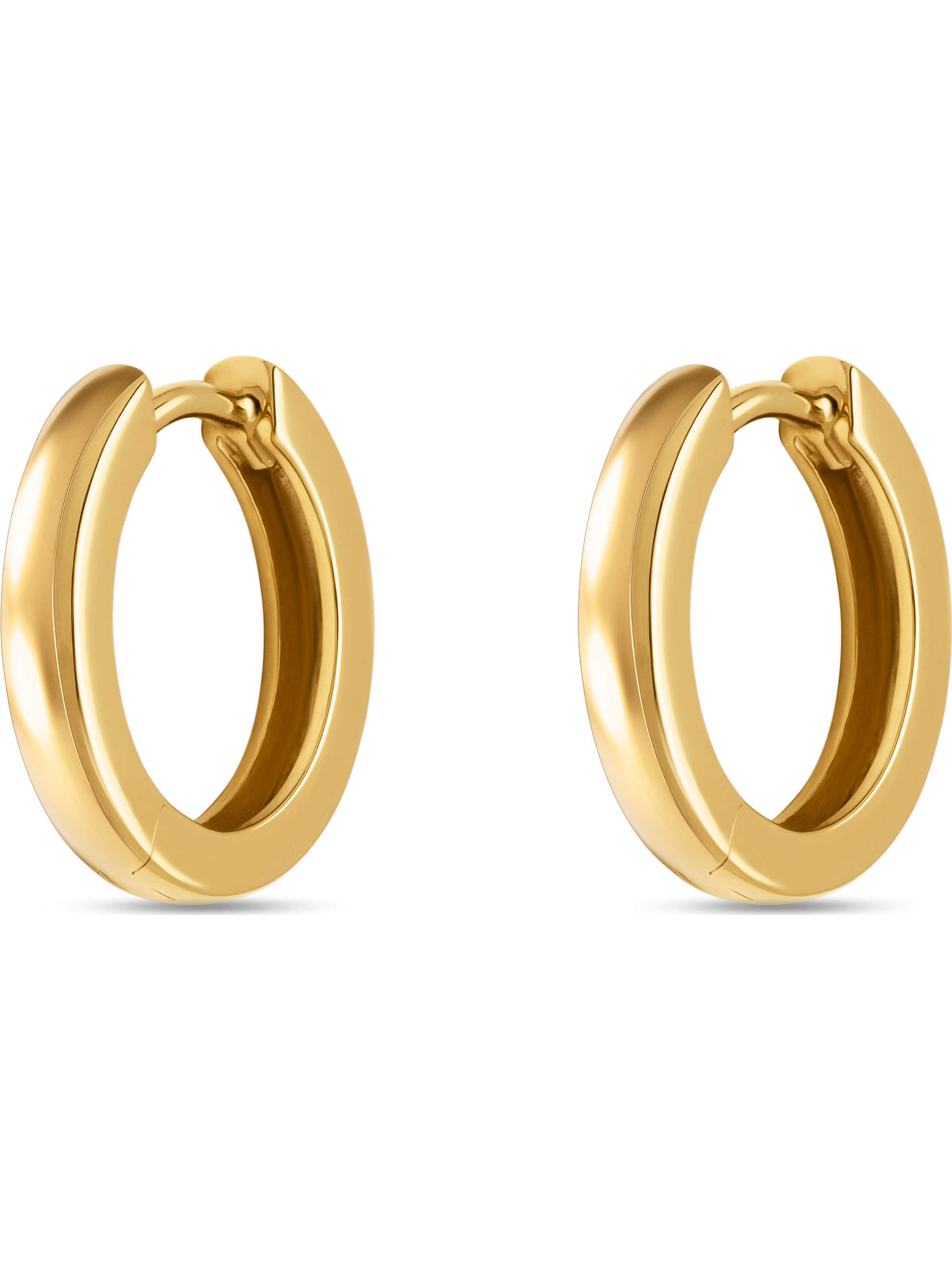 CHRIST Earrings in Gold: front