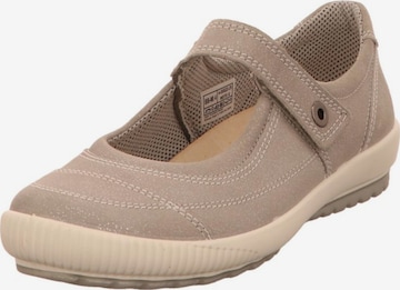 Legero Ballet Flats with Strap in Beige: front