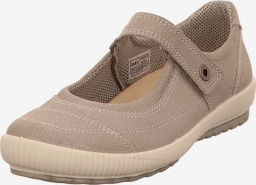 Legero Ballerina met riempjes in Beige: voorkant