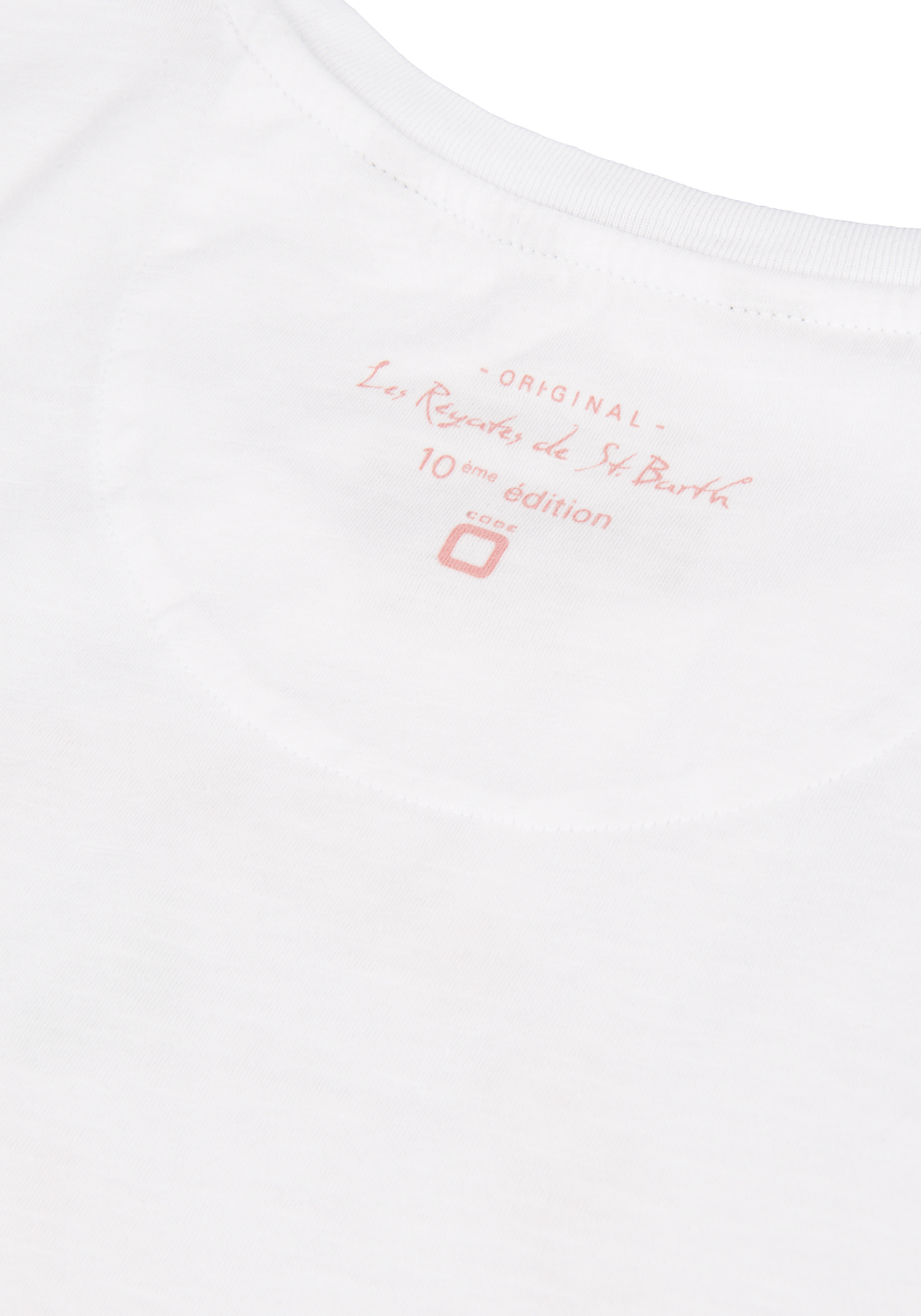 CODE-ZERO T-Shirt Voile St. Barth in Weiß 