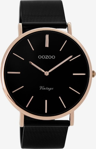 OOZOO Analog Watch 'C8869' in Black: front