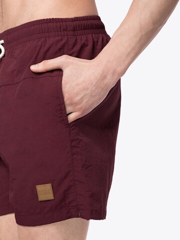 Urban Classics Zwemshorts in Rood