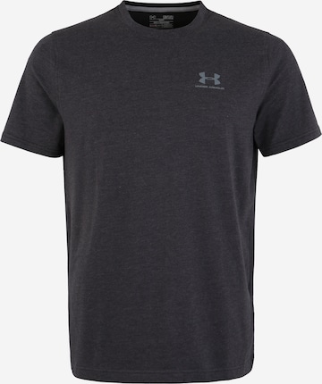 UNDER ARMOUR Sportshirt 'Heatgear Charged' in Schwarz: predná strana