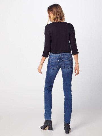 STREET ONE Slimfit Jeans 'Jane' in Blauw: terug