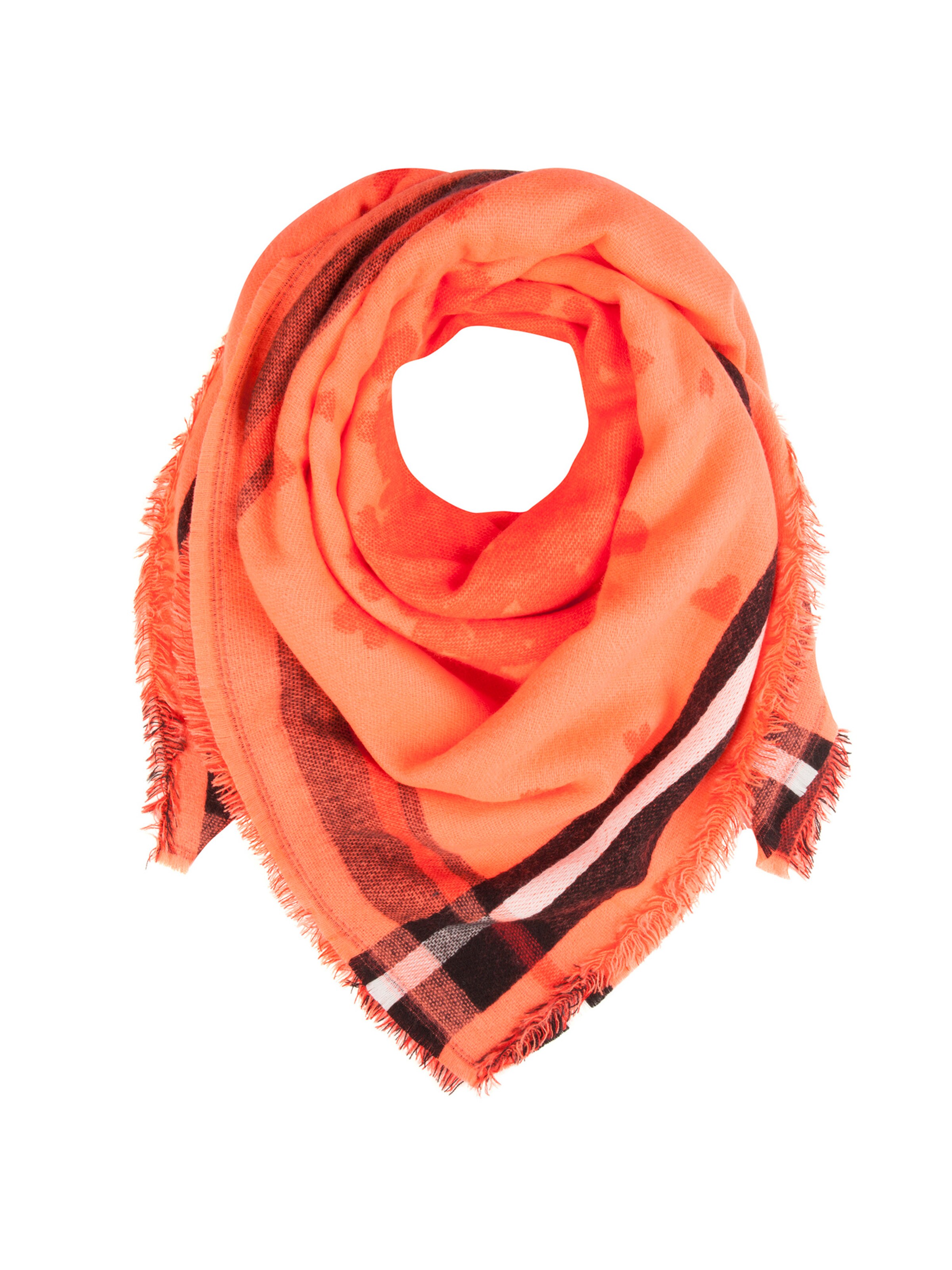 CODELLO - Doek in de kleur Oranjerood