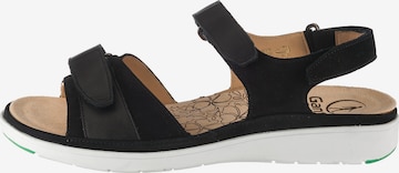 Ganter Sandals 'Gina' in Black