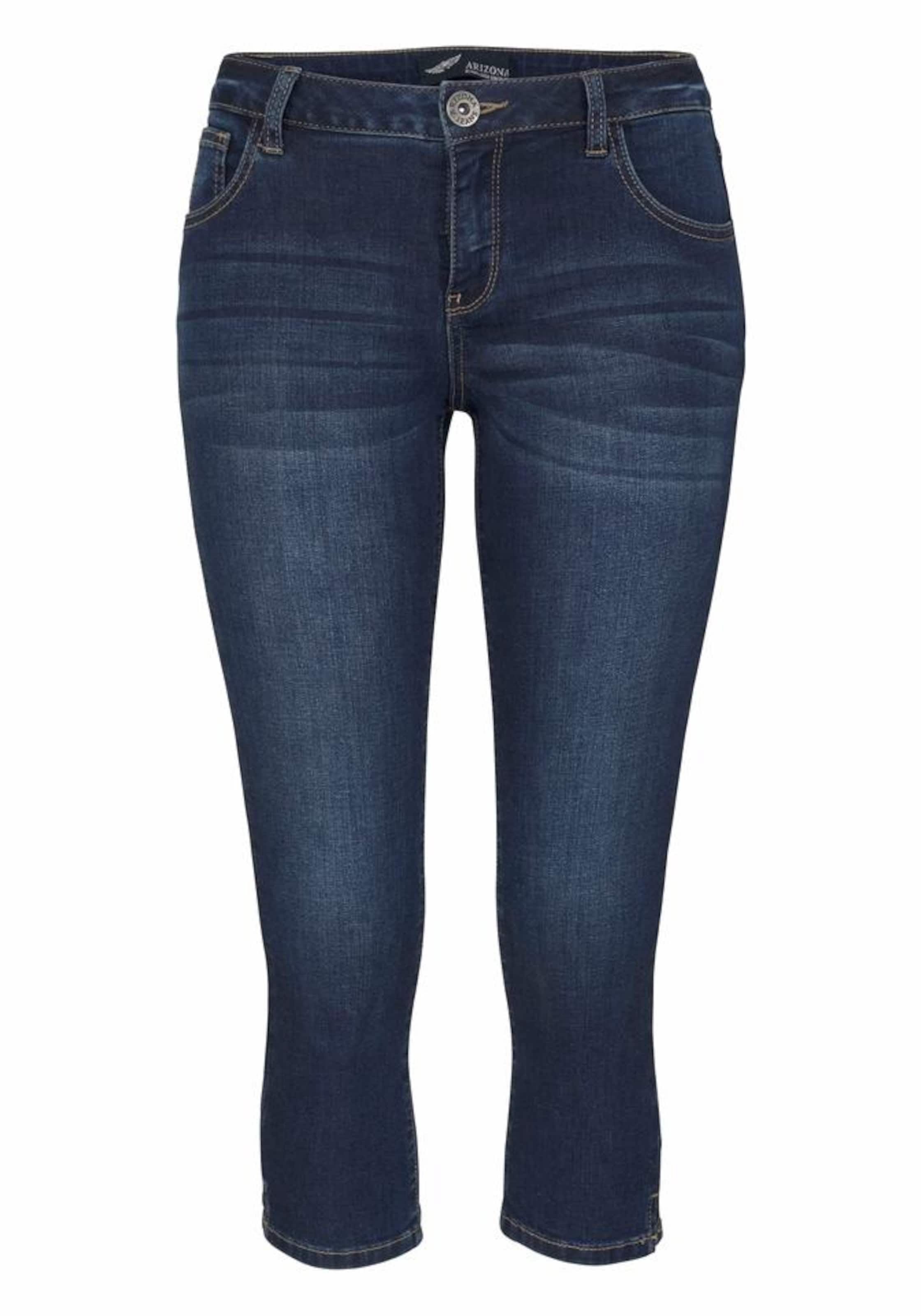 ARIZONA Caprijeans »Ultra-Stretch« in dunkelblau, Produktansicht