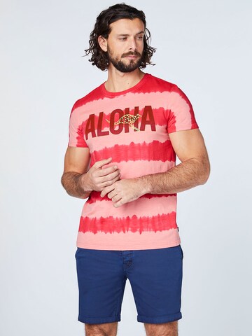 CHIEMSEE - Ajuste regular Camiseta funcional en rojo: frente