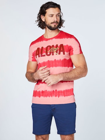 CHIEMSEE - Regular Fit Camisa funcionais em vermelho: frente