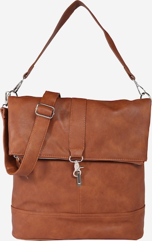 ABOUT YOU Handbag 'Jasmin' in Brown: front